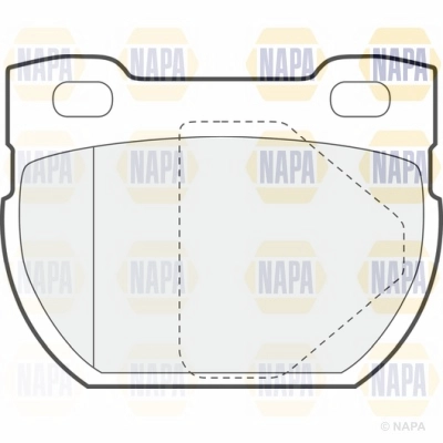 Brake Pad Set, disc brake (NBP1239)