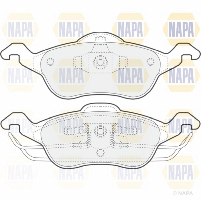 Brake Pad Set, disc brake (NBP1006)