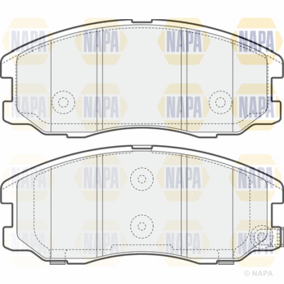 Brake Pad Set, disc brake (PBP7136)