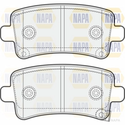 Brake Pad Set, disc brake (NBP1309)