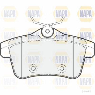 Brake Pad Set, disc brake (NBP1065)