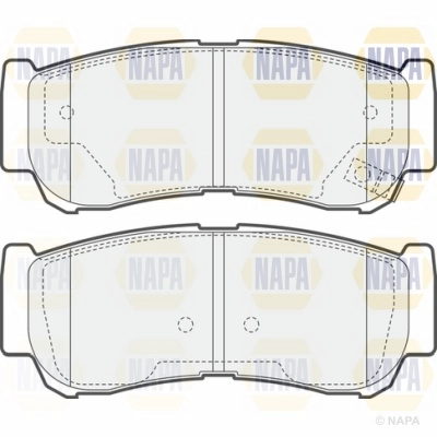 Brake Pad Set, disc brake (NBP1119)
