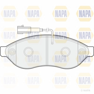 Brake Pad Set, disc brake (NBP1152)