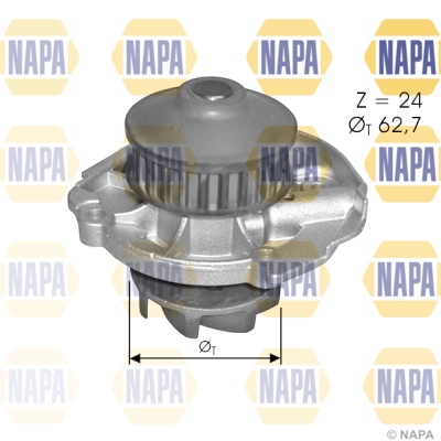 Water Pump, engine cooling (NWP1497)