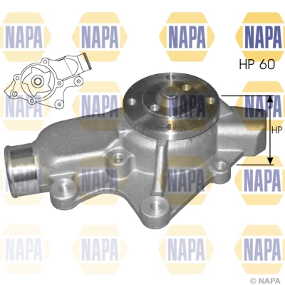 Water Pump, engine cooling (NWP1271)