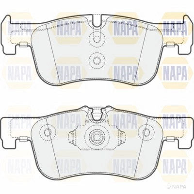 Brake Pad Set, disc brake (NBP1187)