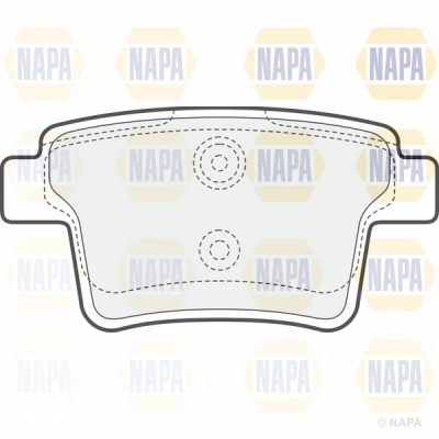 Brake Pad Set, disc brake (NBP1106)