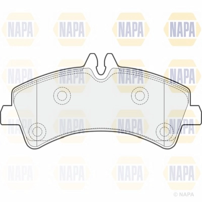 Brake Pad Set, disc brake (NBP1077)