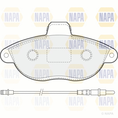 Brake Pad Set, disc brake (PBP7012)