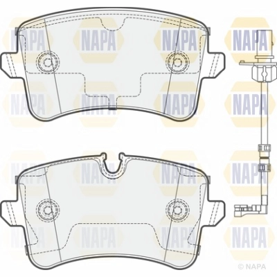 Brake Pad Set, disc brake (NBP1536)