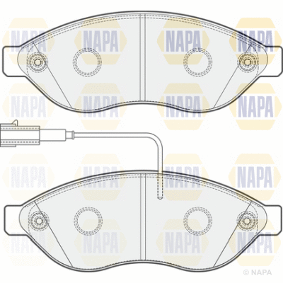 Brake Pad Set, disc brake (PBP7260)