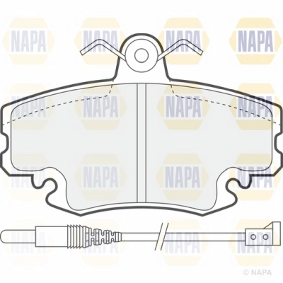 Brake Pad Set, disc brake (NBP1559)