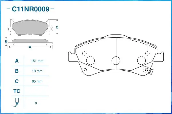 Brake Pad Set, disc brake
