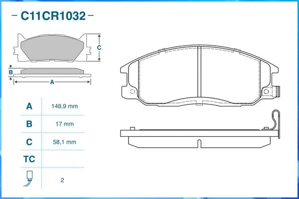 Brake Pad Set, disc brake