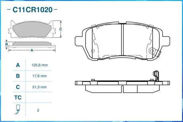 Brake Pad Set, disc brake