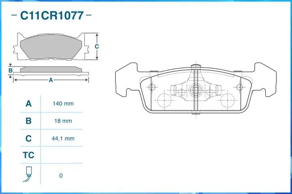 Brake Pad Set, disc brake