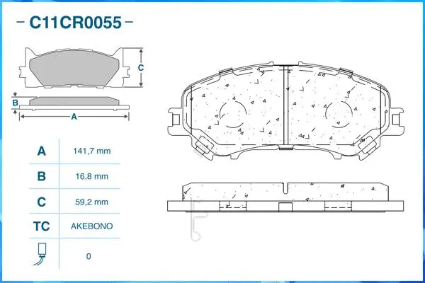Brake Pad Set, disc brake