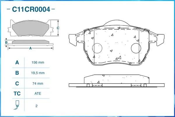 Brake Pad Set, disc brake