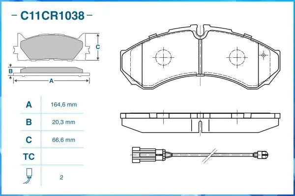 Brake Pad Set, disc brake