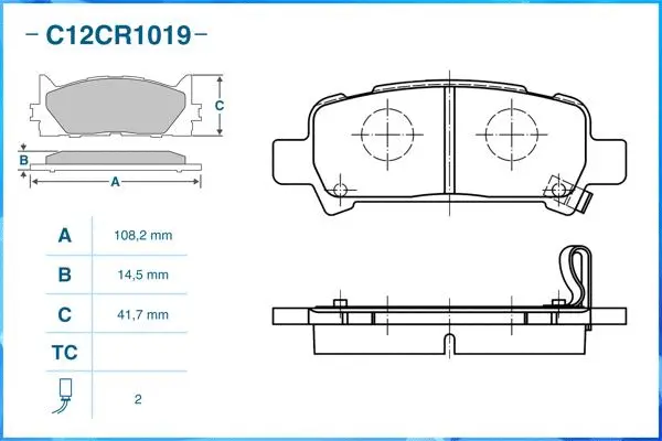 Brake Pad Set, disc brake