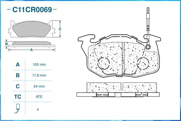 Brake Pad Set, disc brake