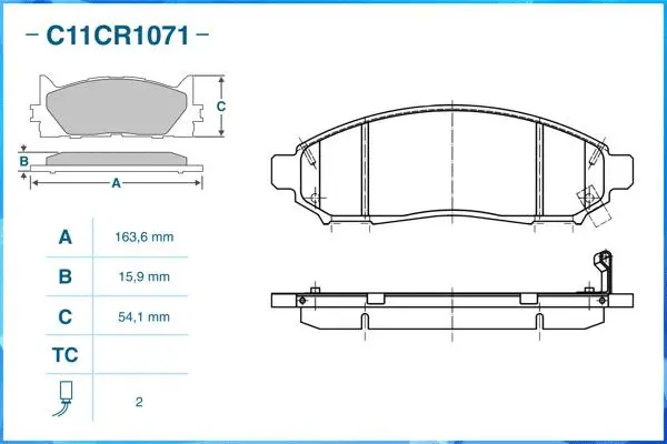 Brake Pad Set, disc brake