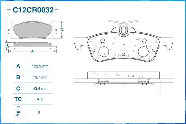 Brake Pad Set, disc brake