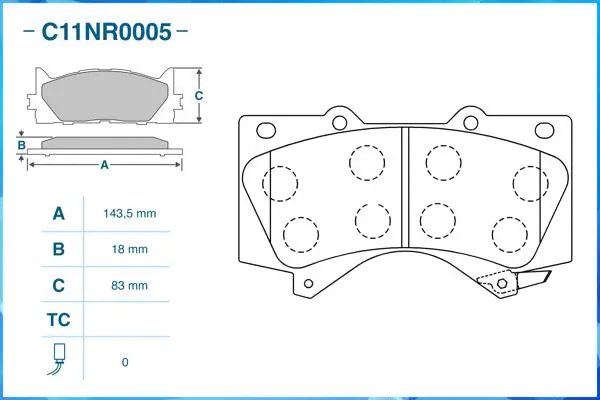 Brake Pad Set, disc brake