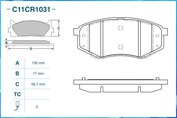 Brake Pad Set, disc brake