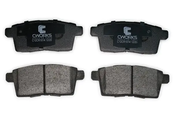 Brake Pad Set, disc brake (C12CR1014)