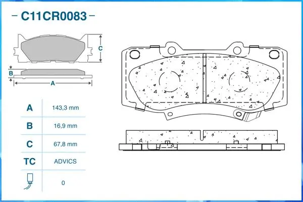 Brake Pad Set, disc brake