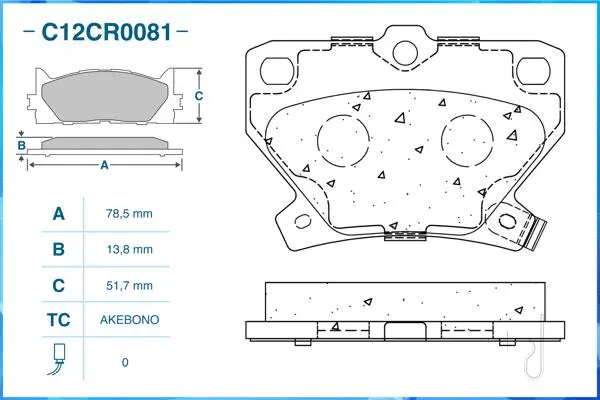 Brake Pad Set, disc brake