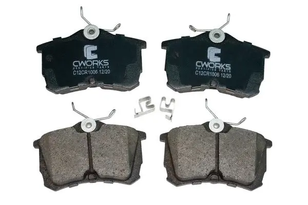 Brake Pad Set, disc brake (C12CR1006)