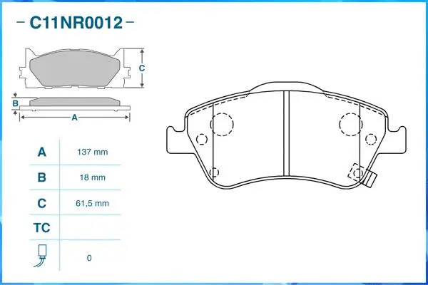 Brake Pad Set, disc brake