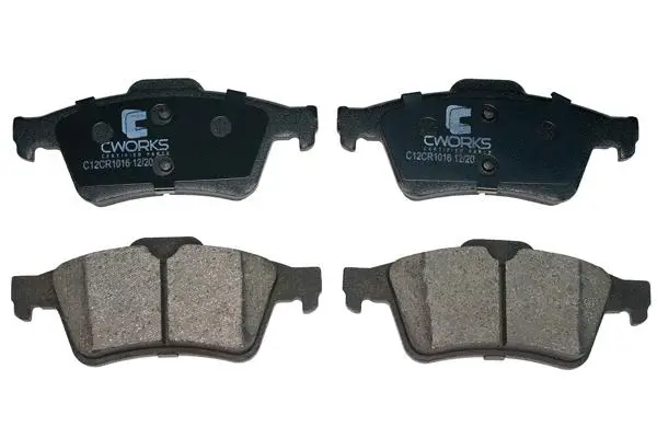 Brake Pad Set, disc brake (C12CR1016)