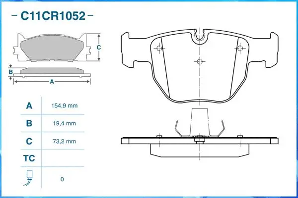Brake Pad Set, disc brake