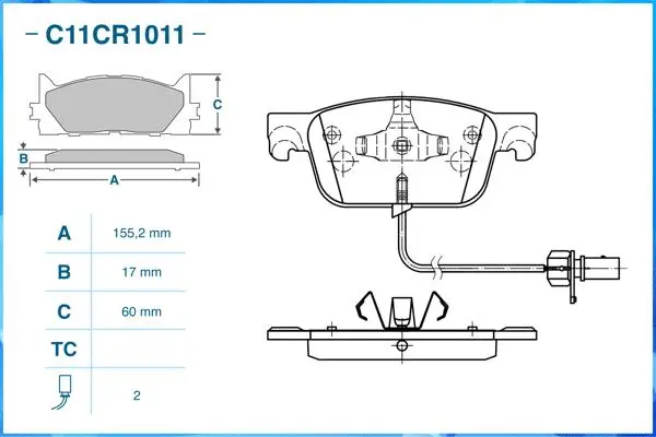 Brake Pad Set, disc brake