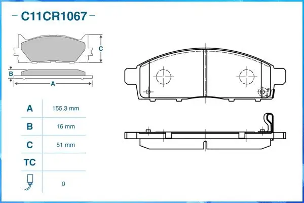 Brake Pad Set, disc brake