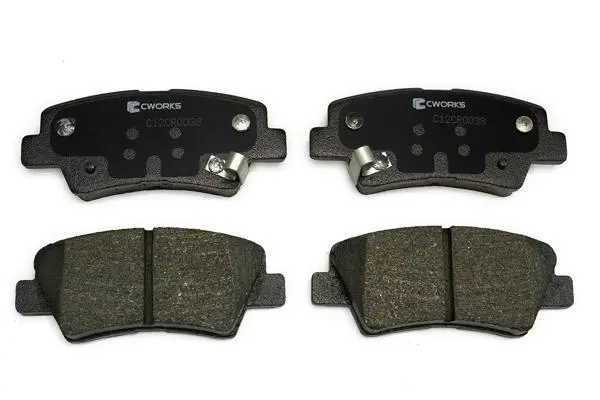 Brake Pad Set, disc brake (C12CR0038)