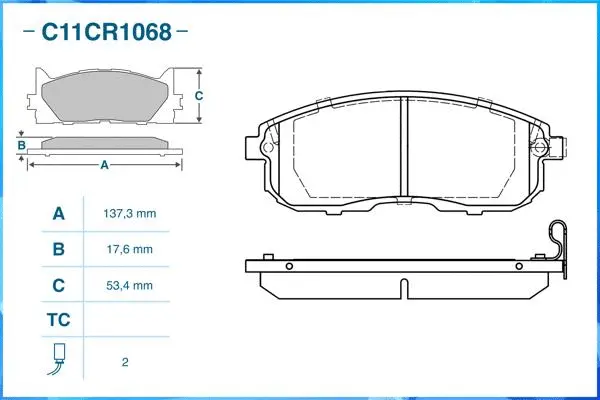 Brake Pad Set, disc brake