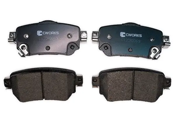 Brake Pad Set, disc brake (C12CR0069)