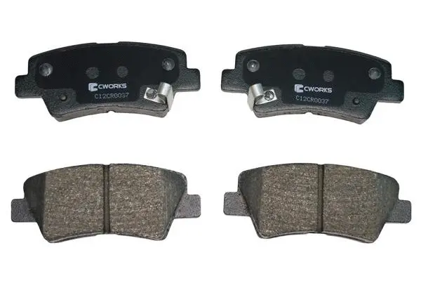 Brake Pad Set, disc brake (C12CR0037)