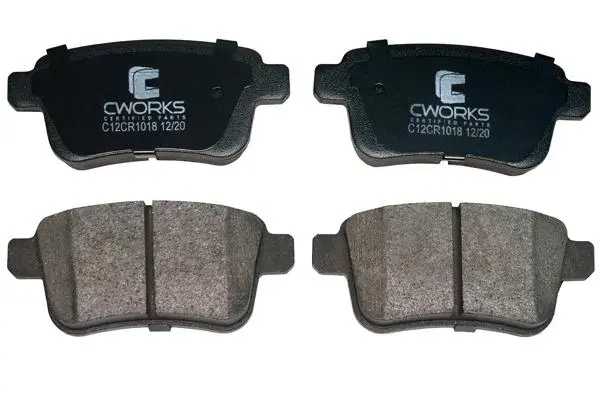 Brake Pad Set, disc brake (C12CR1018)