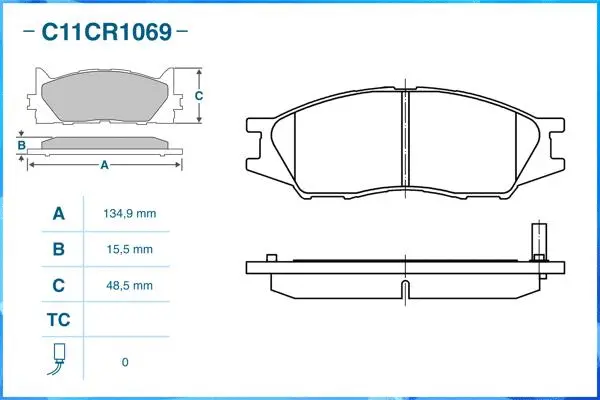Brake Pad Set, disc brake