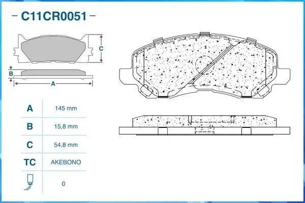 Brake Pad Set, disc brake