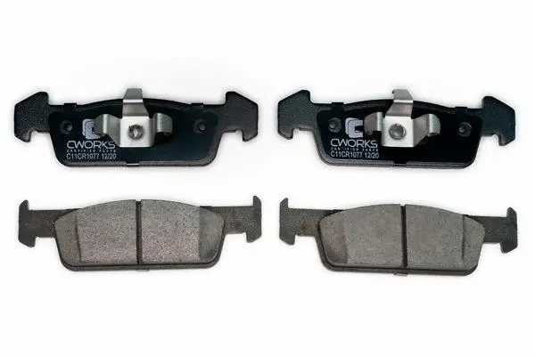 Brake Pad Set, disc brake (C11CR1077)