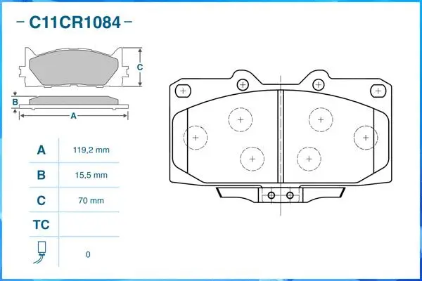 Brake Pad Set, disc brake