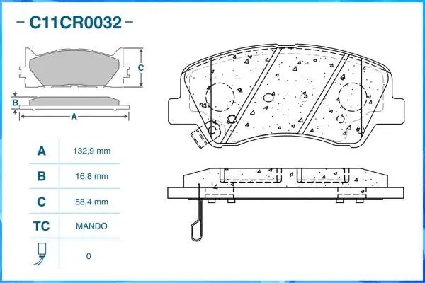 Brake Pad Set, disc brake