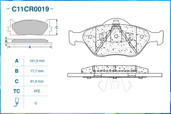 Brake Pad Set, disc brake