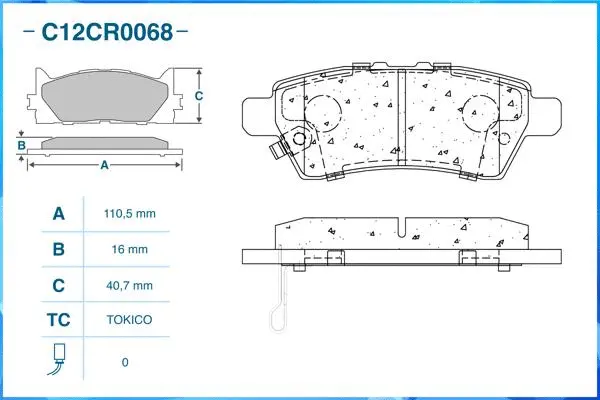 Brake Pad Set, disc brake